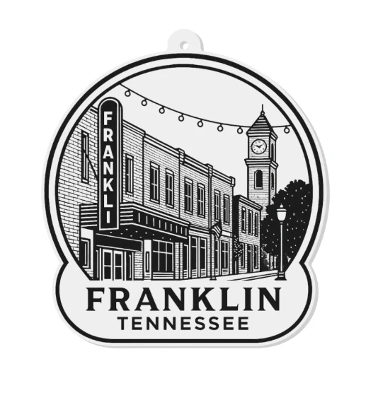 Franklin Main Street Acrylic Ornament