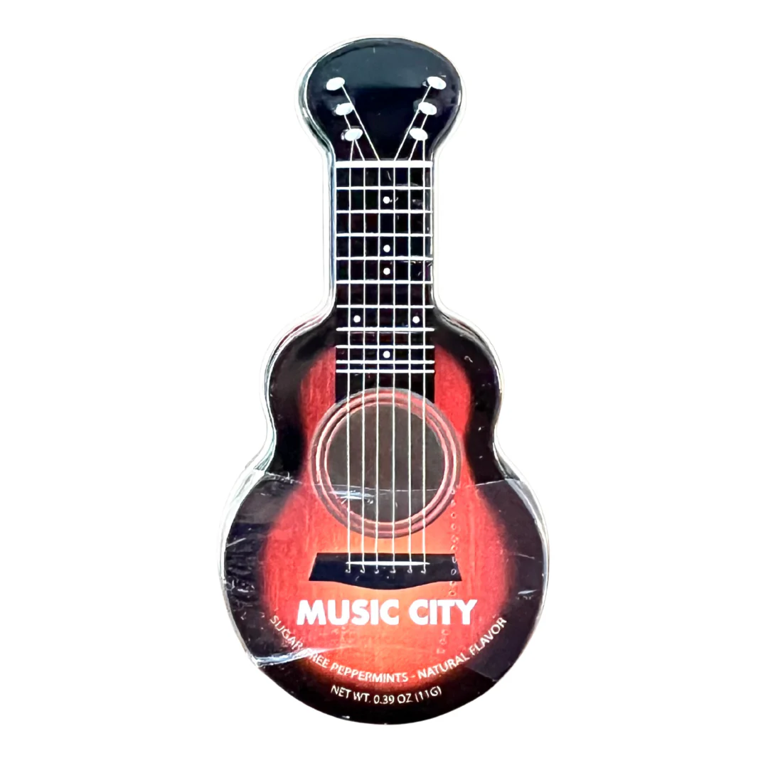 Music City Mints in Guitar Tin