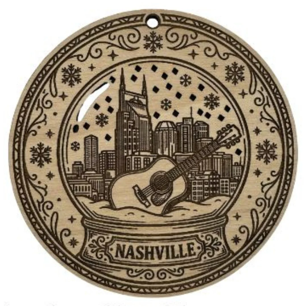 Nashville Wooden Ornament - Image 9