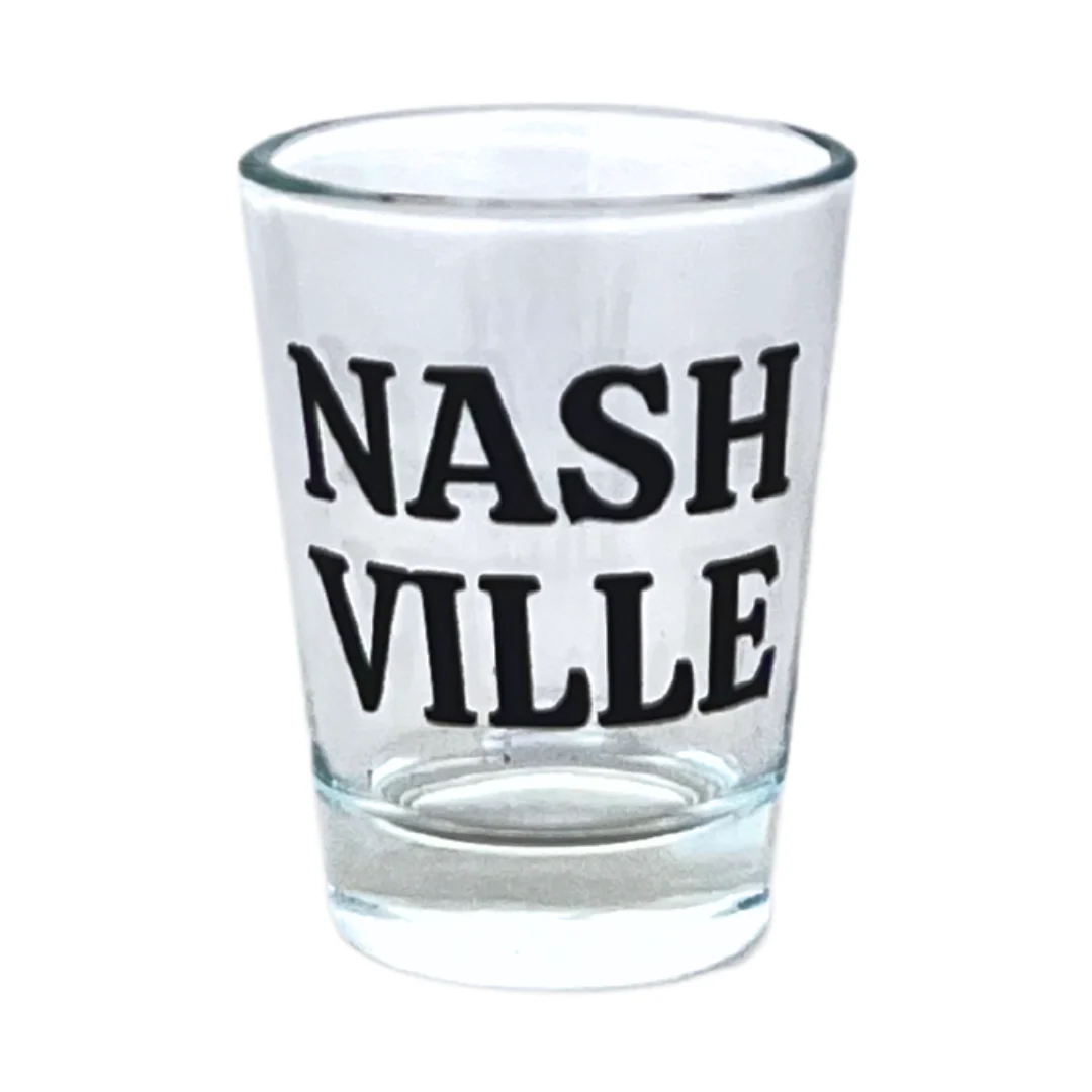 Stacked Nashville Shot Glass