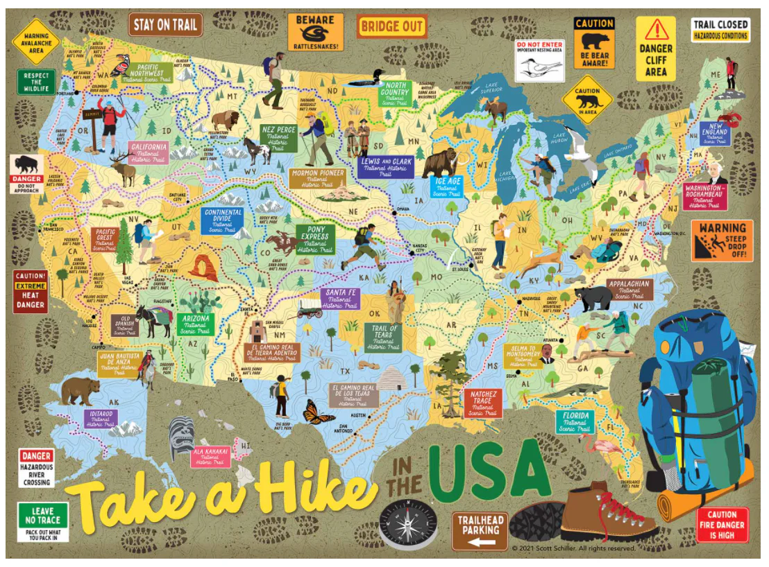 Take a Hike USA Puzzle - Image 2