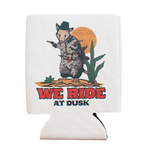 We Ride at Dusk Opossum Can hugger